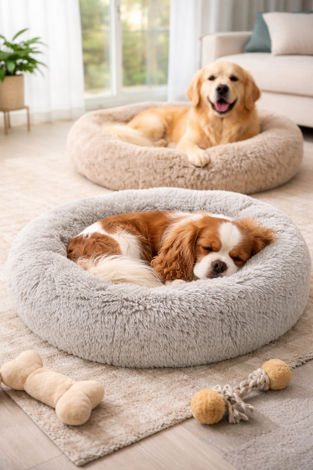 Pawzen™ Calming Dog Bed – Anti-Anxiety Comfort Nest
